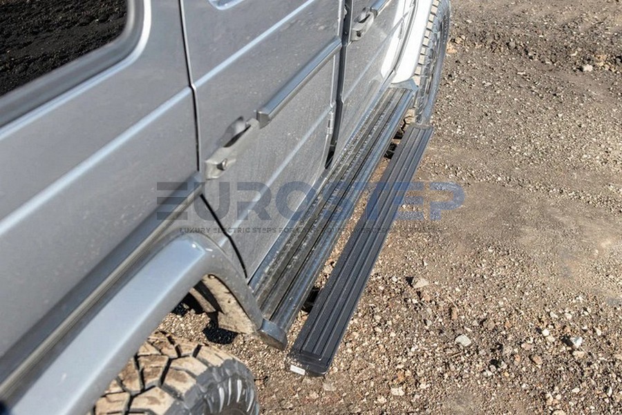 Electric Side Steps for Mercedes G-wagon W463 – Long Version – fits MY 2012–2018